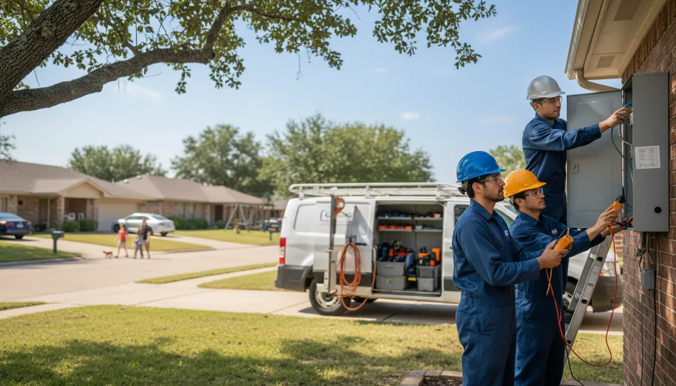 Certified electrician providing emergency electrical services in Trion, GA